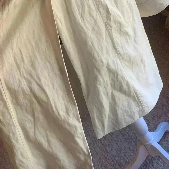 Ann Taylor LOFT Womens Light Khaki Spring Light Trench Coat Jacket Size Large. - Picture 7 of 11